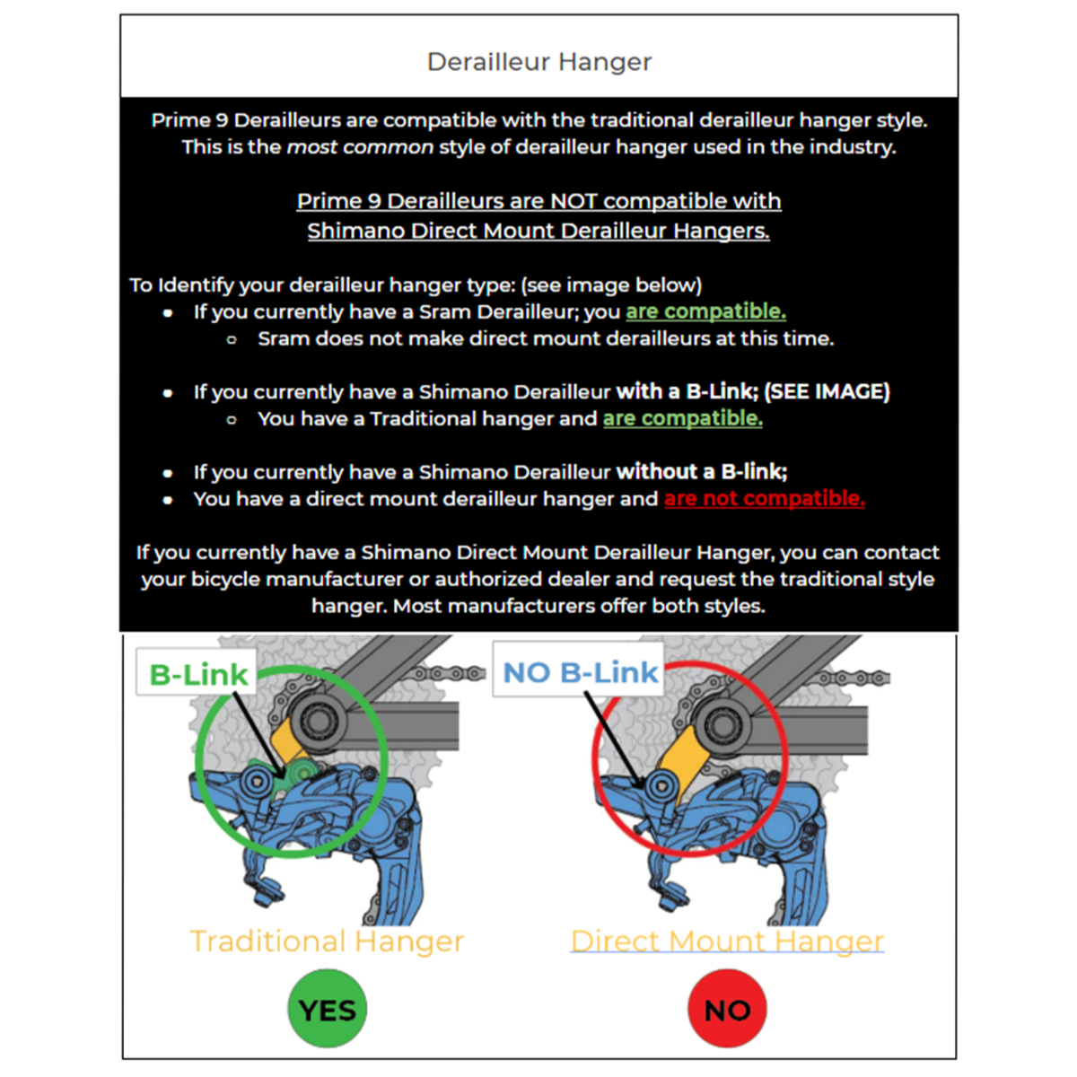 Box One Prime 9 X-Wide Rear Derailleur
