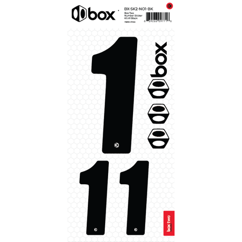 Box Two Number Sticker Kit