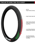 Box Two 60 TPI 26x2.10" Wire Bead Tire