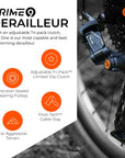 Box One/Two or Two/One Prime 9 X-Wide Groupset