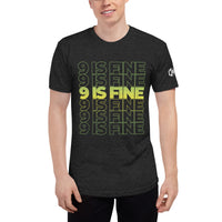 Box One "9 is Fine" Tri-Blend T-Shirt