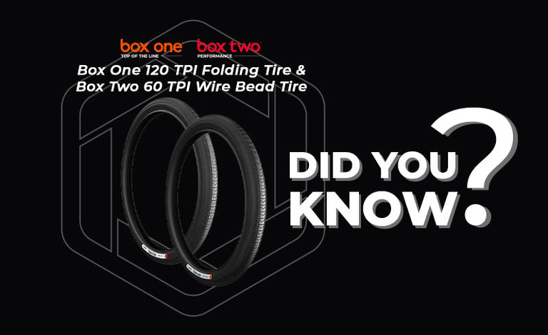 Box One™ & Box Two™ BMX Tires — Lightweight, Traction, Efficient