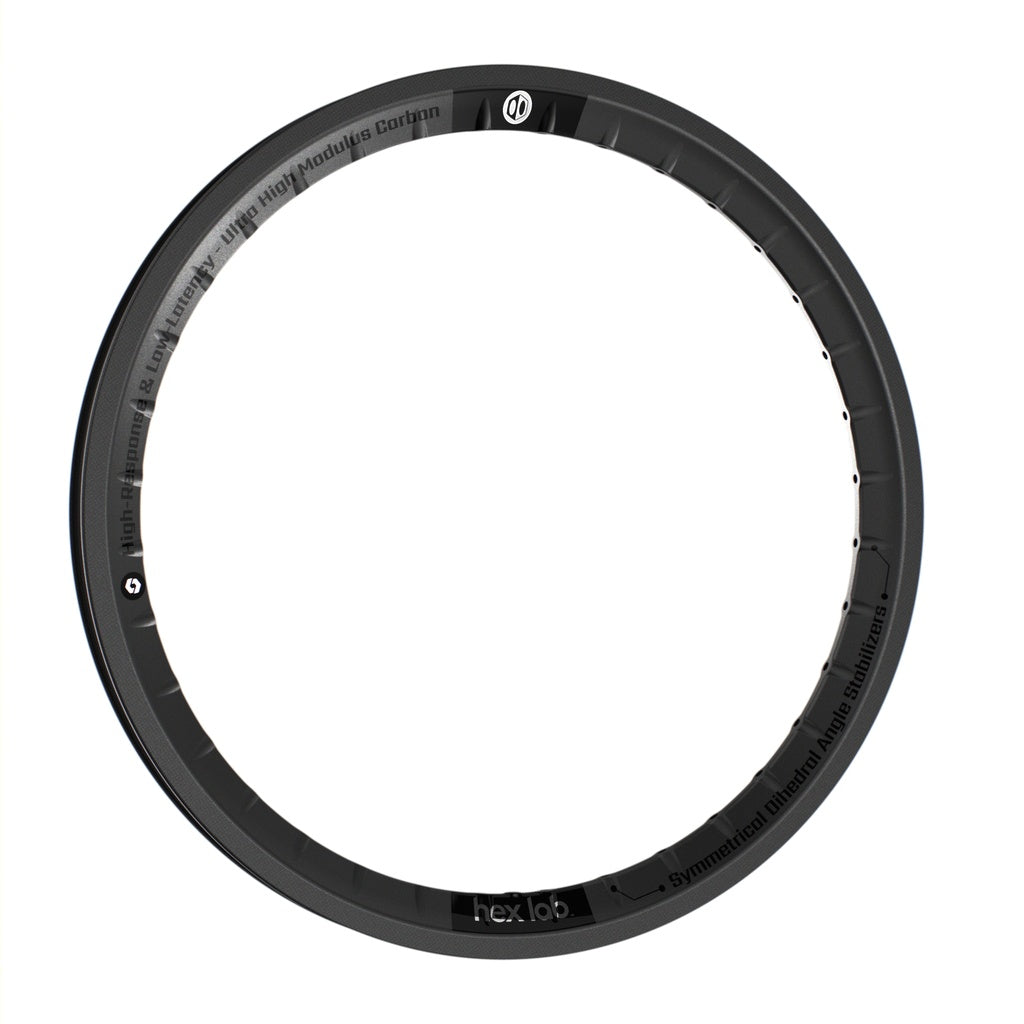 Hex Lab Carbon BMX 24 x 1.75&quot; 36-Hole Rim