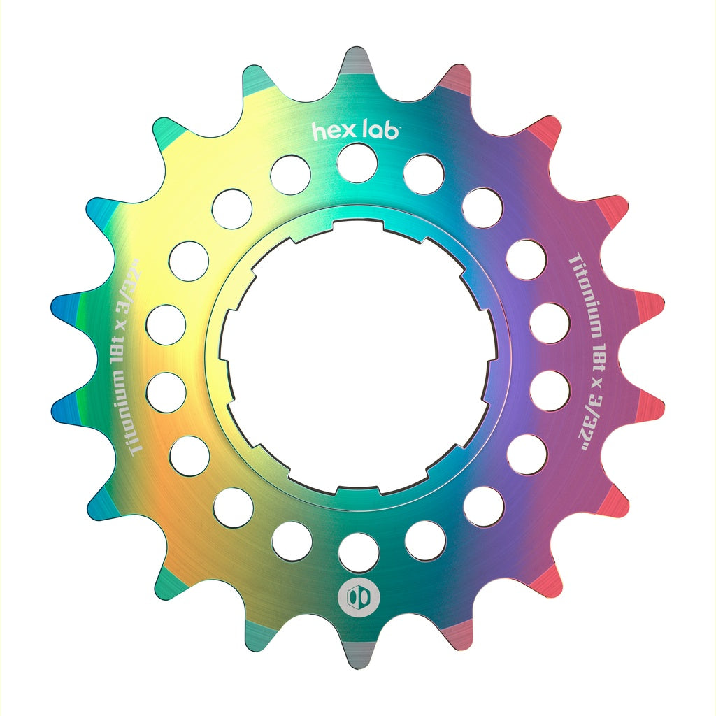 Hex Lab Single Speed Titanium Cogs – Box