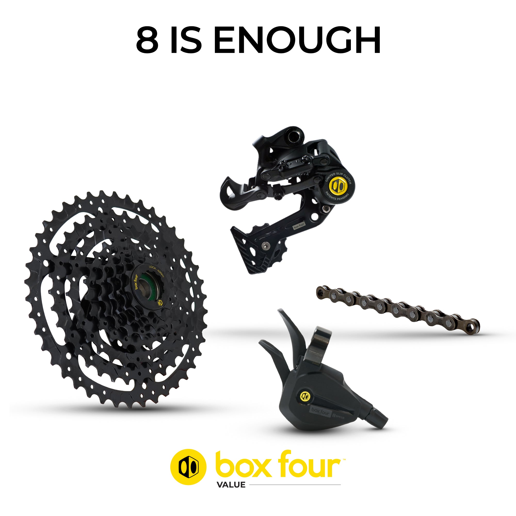 Box Four 8S Wide Compact Multi Shift Groupset