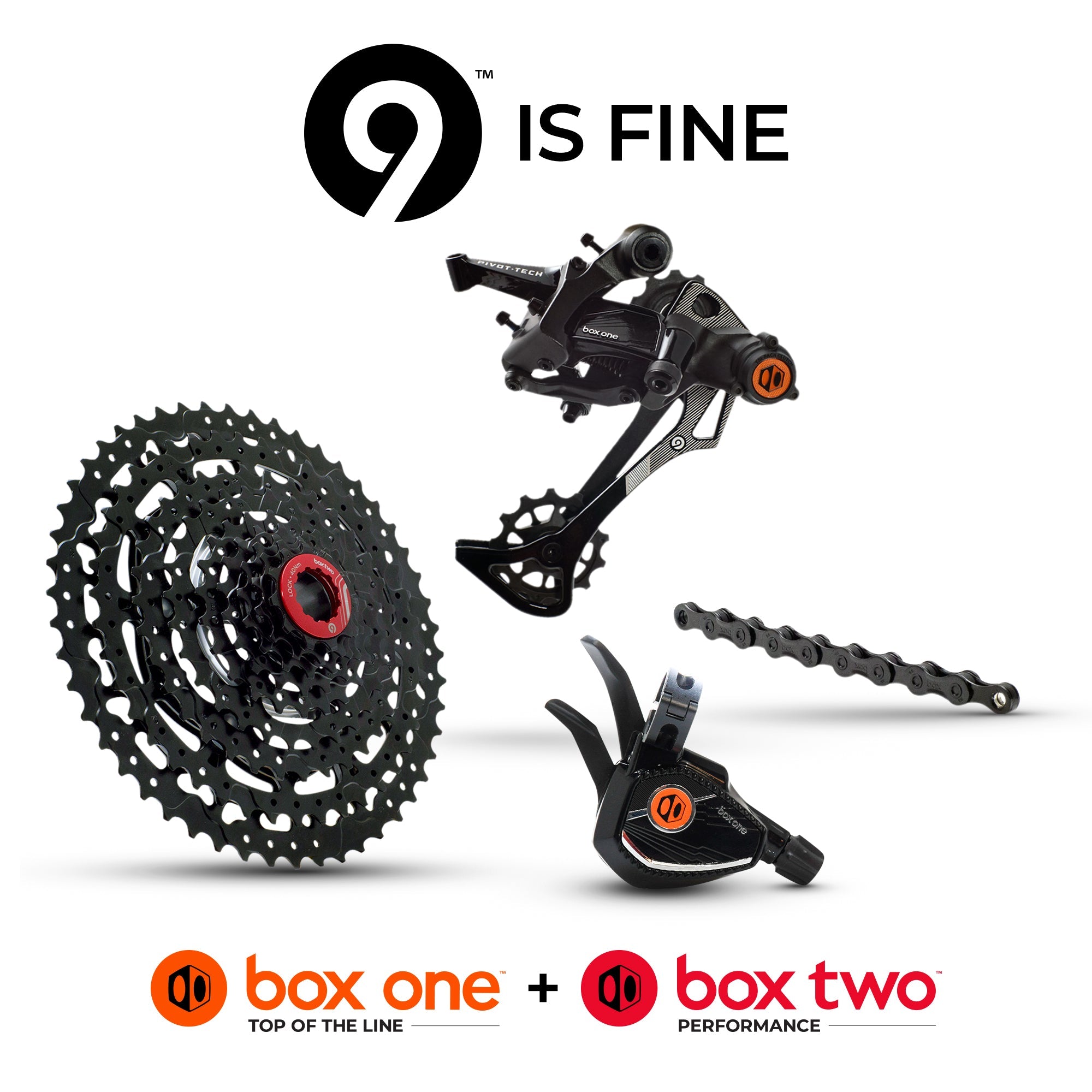 Box One Plan Box One/Two or Two/One Prime 9 X-Wide Groupset