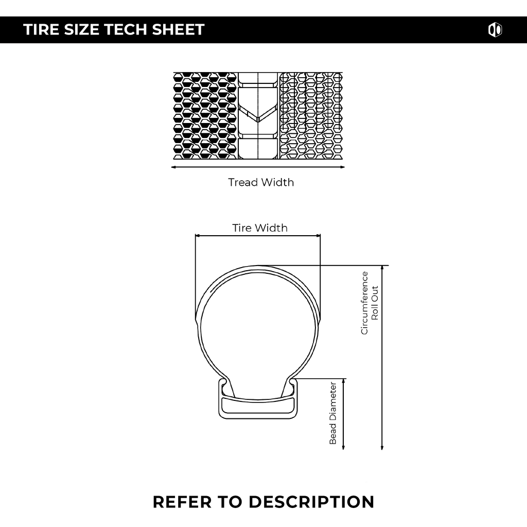 Box One 120 TPI Folding 24 x 1.75" Tire Black