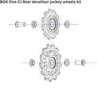 Box One 11 Speed Rear Derailleur Jockey Wheels Kit - boxcomponents