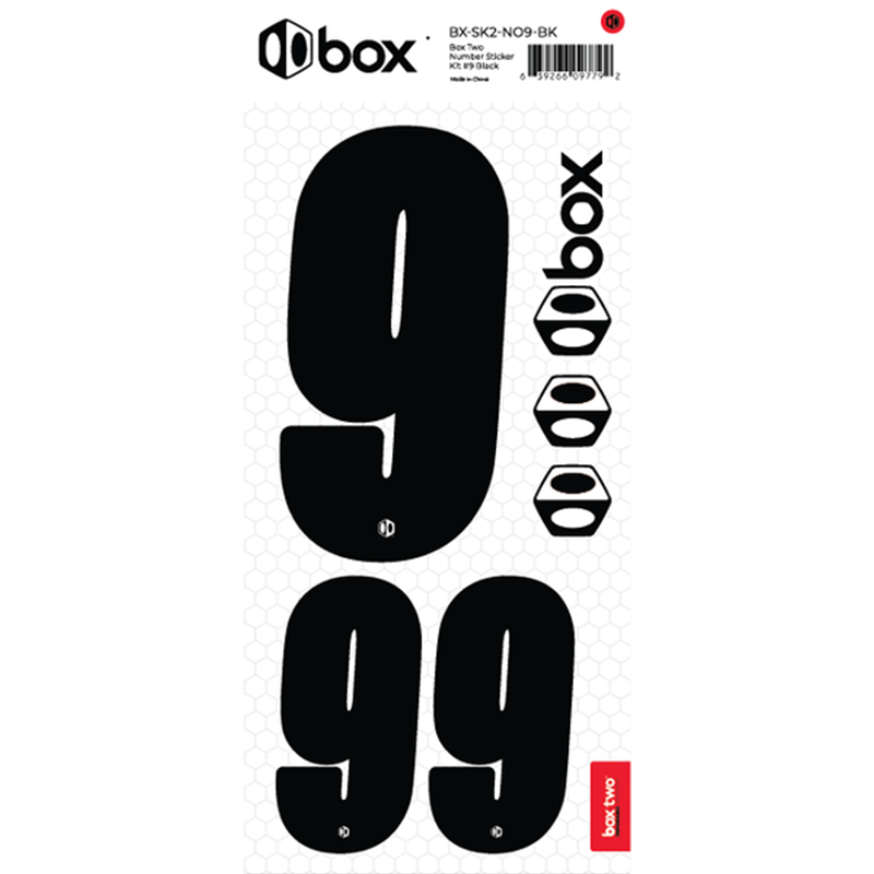 Box Two Number Sticker Kit