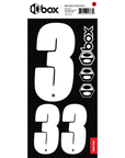 Box Two Number Sticker Kit