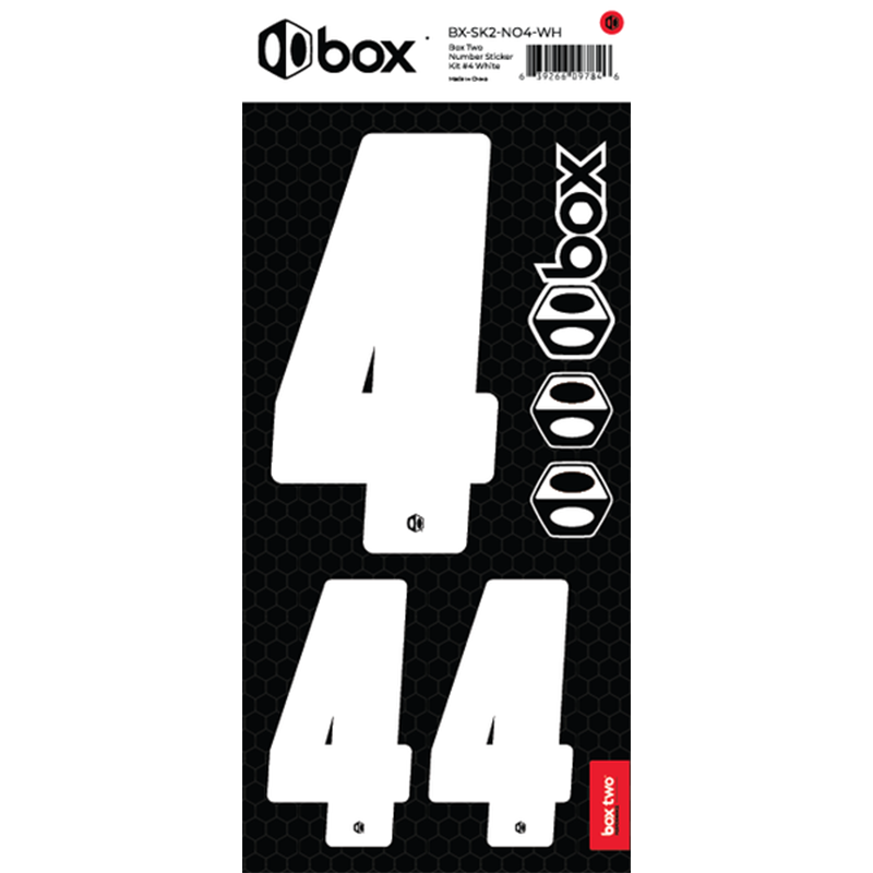 Box Two Number Sticker Kit