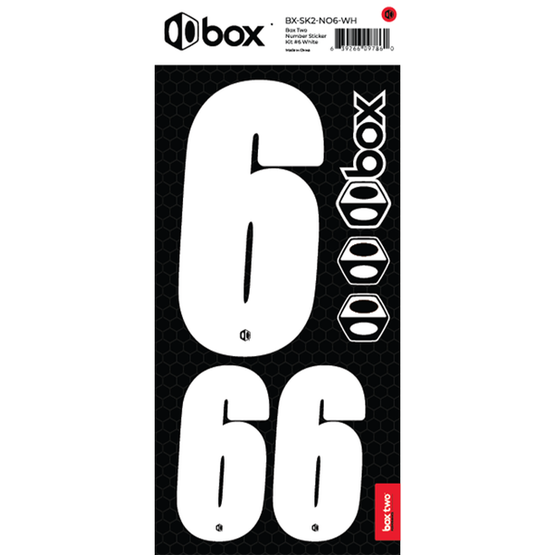 Box Two Number Sticker Kit