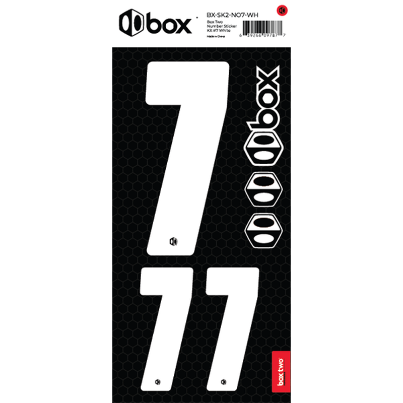 Box Two Number Sticker Kit