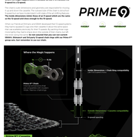 Box Three Prime 9 Wide Single Shift E-Bike Groupset - Box®