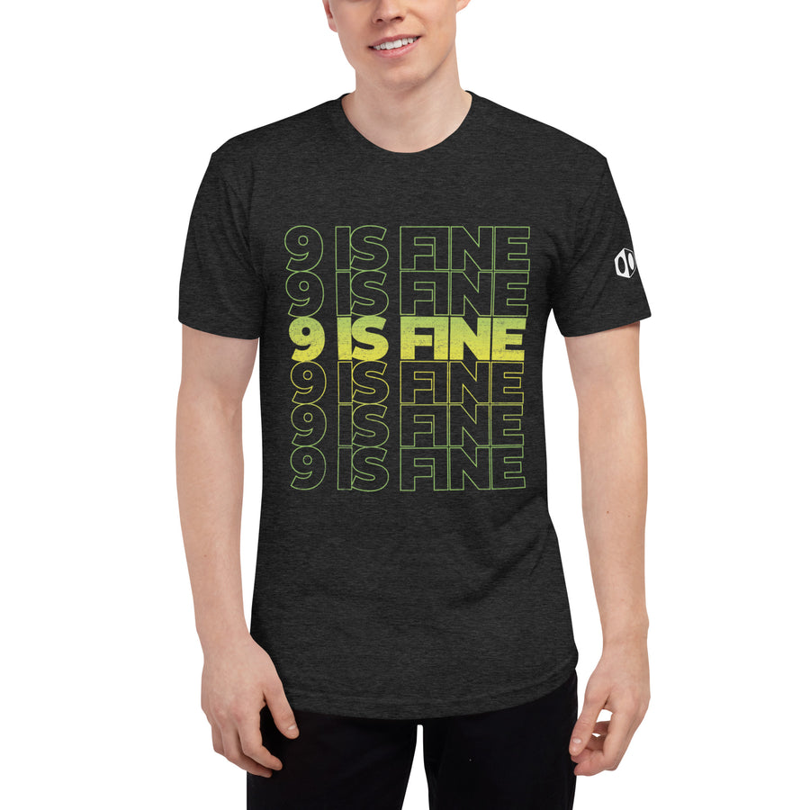 Box One "9 is Fine" Tri-Blend T-Shirt